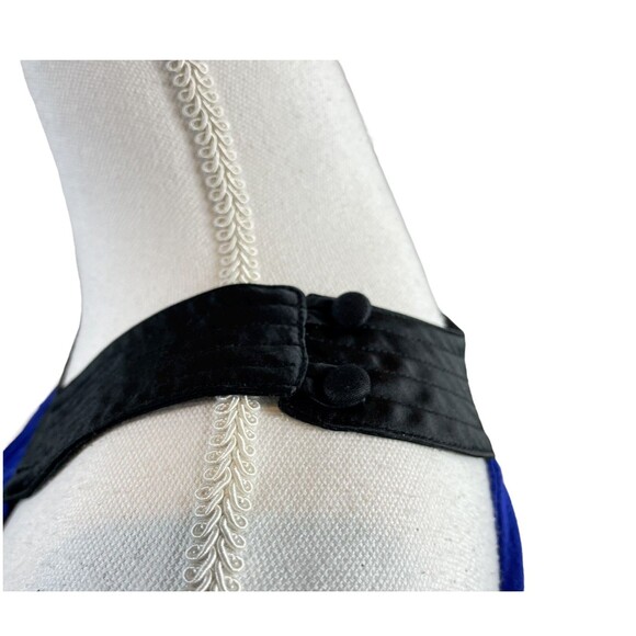 Forever 21 Women's S Sleeveless Knit Dress - Cobalt Blue with Black Trim - Picture 5 of 6